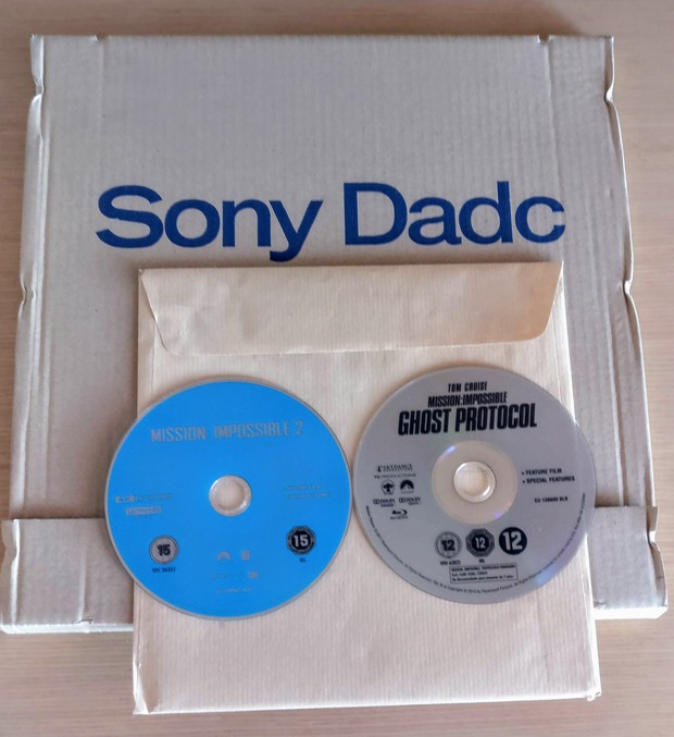 Sustitución discos 4K y BD misión imposible 