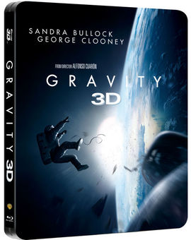 Disponible de nuevo por 15€ el steelbook de 'Gravity' en 3D (Con castellano)