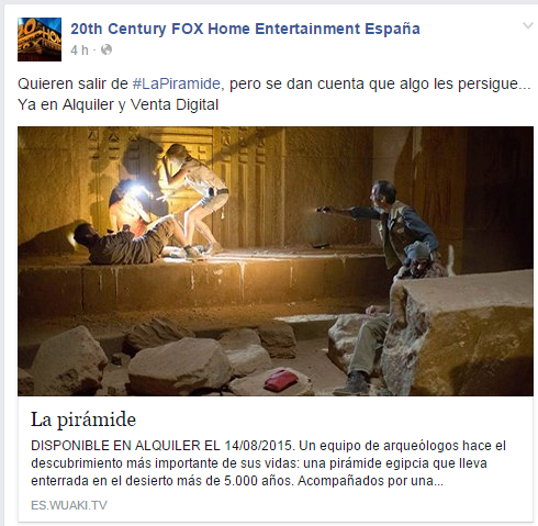 Con papas se va a comer FOX la descarga digital de 'La pirámide' ...