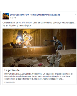 Con papas se va a comer FOX la descarga digital de 'La pirámide' ...