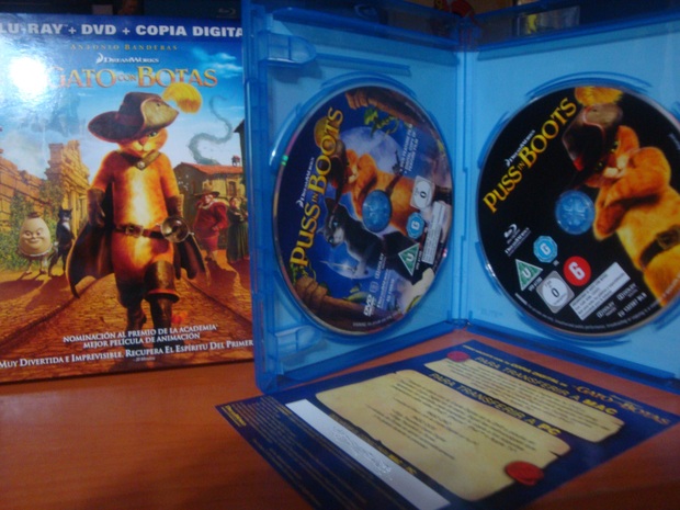 Gato con botas Blu Ray + DVD + D. Copy (Captura 1)