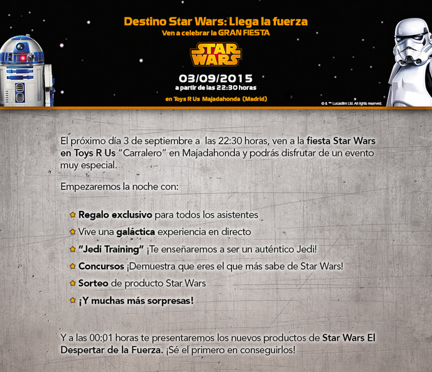 - Evento Star Wars en Majadahonda -