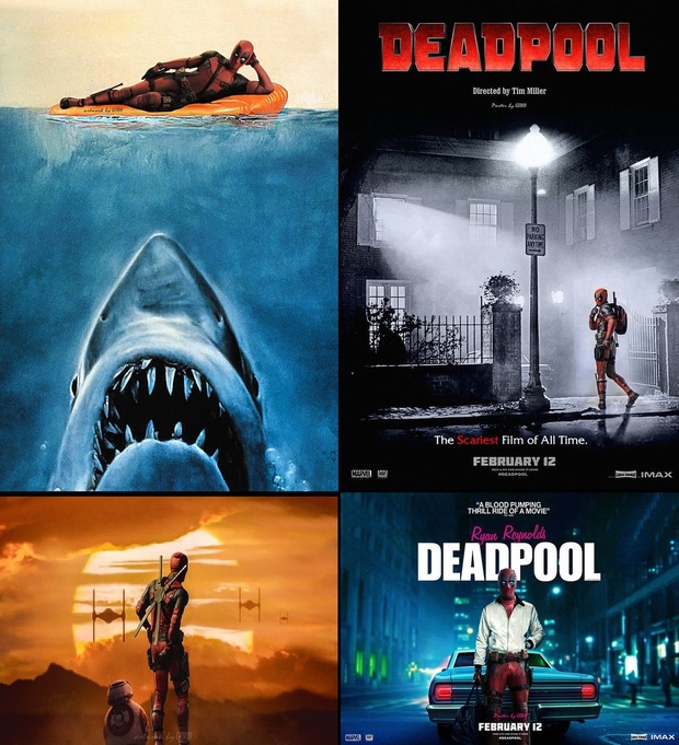 'Deadpool' de paseo por carteles de cine