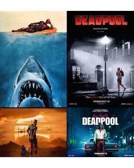 'Deadpool' de paseo por carteles de cine