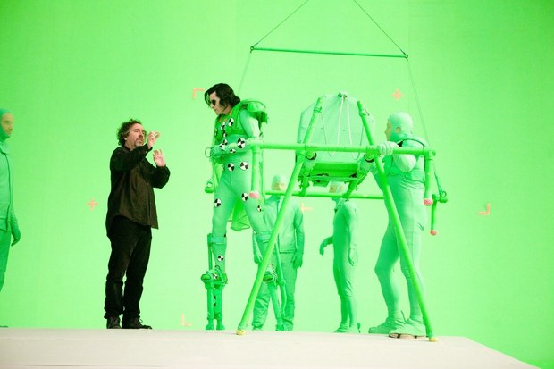 El verdoso rodaje de 'Alicia en el país de las maravillas' (2010) 
