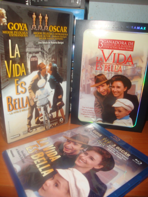 La vida es bella (VHS-DVD-Blu Ray)