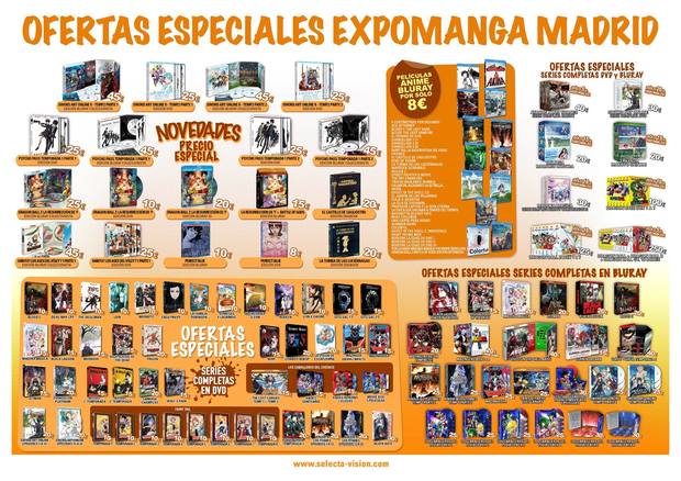 Ofertas Selecta Vision - Expomanga de Madrid