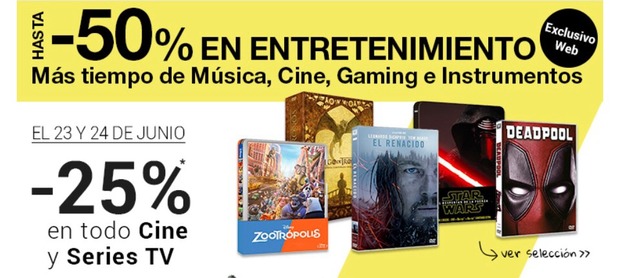 - 25% en fnac.es (Días 23 y 24) -