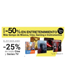 - 25% en fnac.es (Días 23 y 24) -