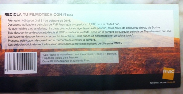 Plan renove en tienda física Fnac (Por si hay dudas)