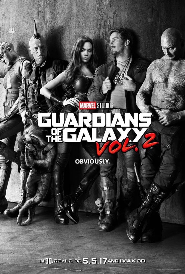 - Póster oficial para 'Guardianes de la galaxia vol 2' -