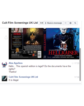 Sobre la supuesta legalidad de 'Hellraiser'...