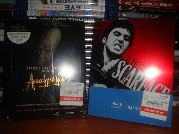 Scarface y Apocalypse Now -Steelbook MM- (Que feliz soy)
