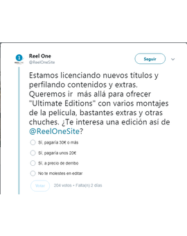Encuesta de Reel One
