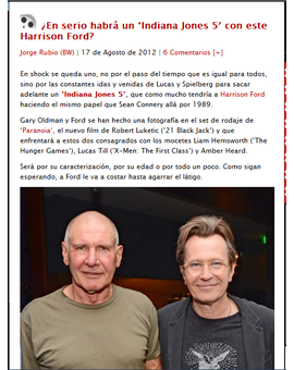 ¿Sera posible Indiana Jones 5?