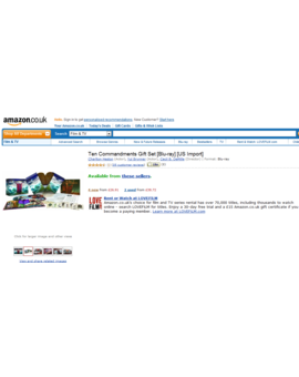 Los 10 Mandamientos, edición USA (vía UK)