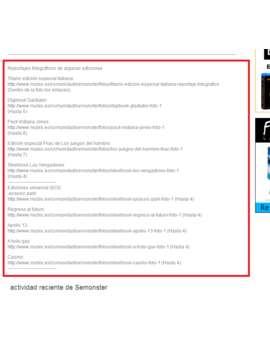 Cambio en mi perfil y sugerencia