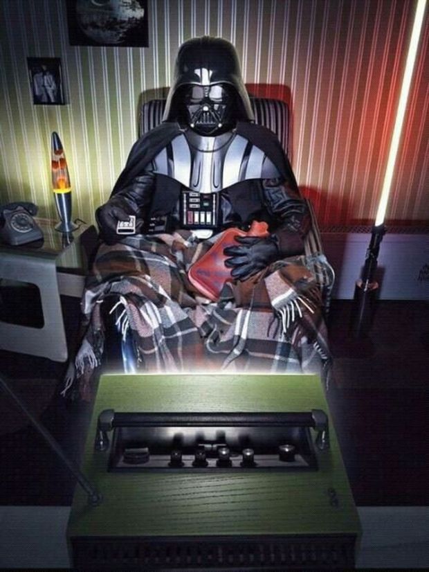 Vader en intimidad invernal