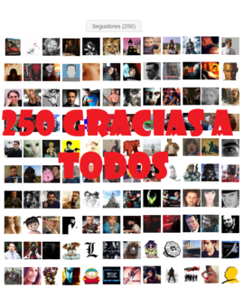 250 Gracias a mis seguidores