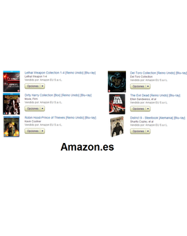 Mi última cesta en Amazon.es para la semana que viene...