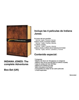 Ediciones recomendadas y extras: Indiana Jones Box-Set