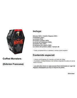 Ediciones recomendadas y extras: Coffret Monsters Classic