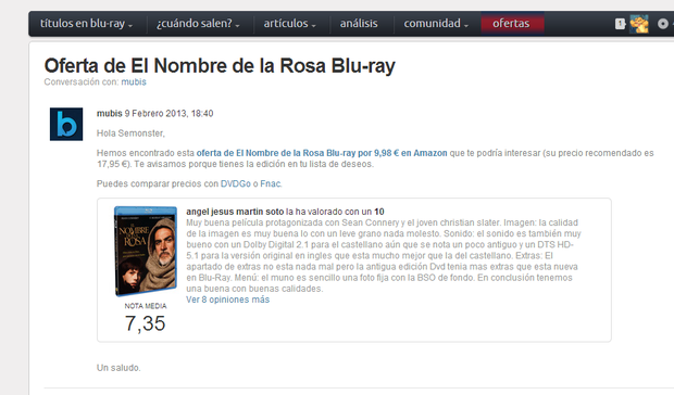 Otro detalle nuevo en Mubis -