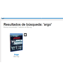 Argo mejor película... y esta es la edición que por ahora tendremos...
