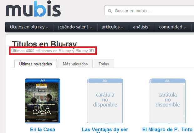 Mubis llega a las 4000 ediciones