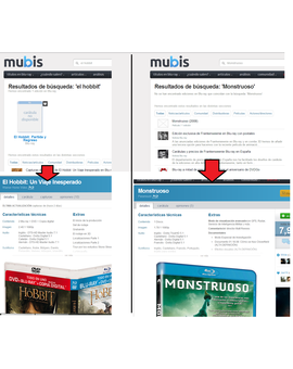 Fallos en el buscador de Mubis