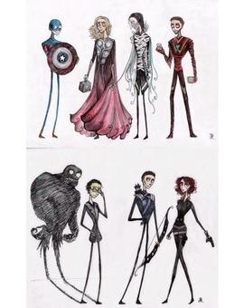 Vengadores By: Tim Burton