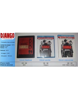 Opiniones y comparativas sobre Django desencadenado en Blu Ray.