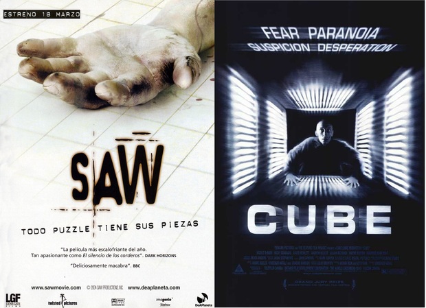 Duelos de Cine: Saw - Cube