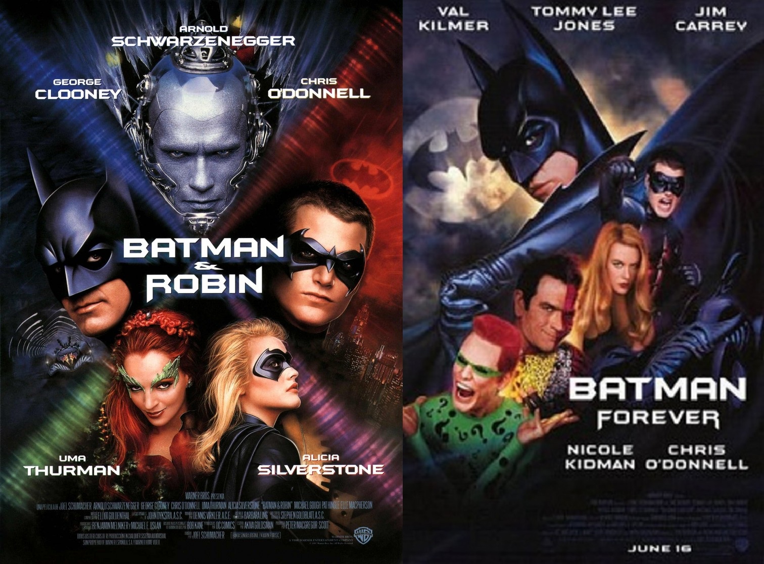 Duelos de Cine: Batman y Robin - Batman Forever