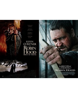 Duelos de Cine: Robin Hood (K. Costner) - Robin Hood (R. Crowe)
