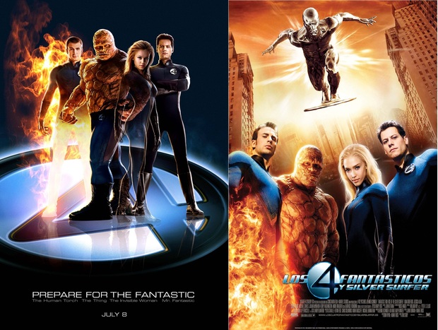 Duelos de Cine: Los 4 fantásticos - Los 4 fantásticos y Silver Surfer