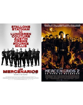 Duelos de Cine: Los mercenarios - Los mercenarios 2
