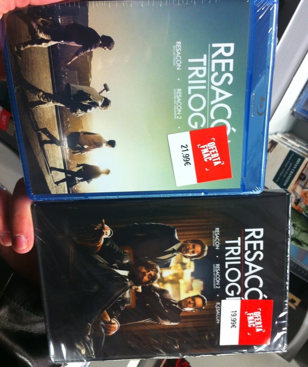 Caratulas de la trilogía resacón (DVD y Blu Ray)