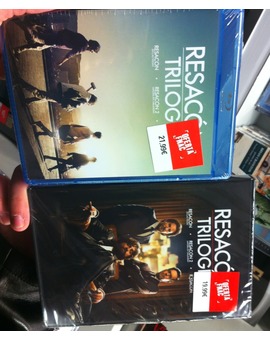 Caratulas de la trilogía resacón (DVD y Blu Ray)