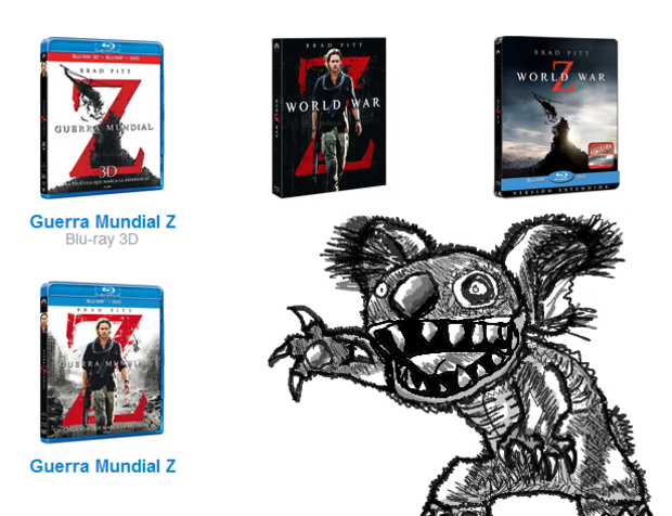 Ediciones 'Guerra Mundial Z' ... ¿Con cual te harás o cual te gusta mas?