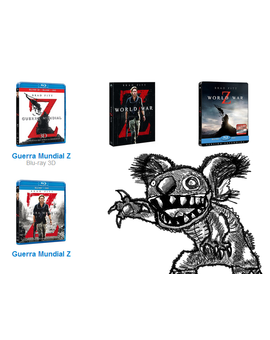 Ediciones 'Guerra Mundial Z' ... ¿Con cual te harás o cual te gusta mas?
