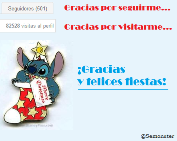 ¡Felices Fiestas a tod@s! - By: Semonster