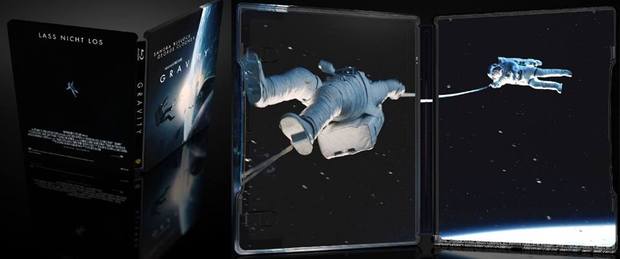Steelbook alemán 'Gravity' (Exterior e interior)