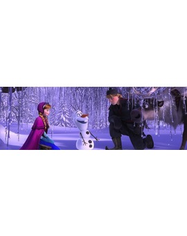 Los intérpretes de Olaf, Kristoff y Anna presentan el making-of de 'Frozen: El Reino del Hielo'