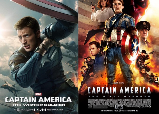 Duelos de cine: 'Capitán américa' - 'Capitán américa 2'