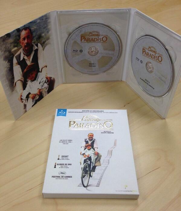 Y esta es la edición de la maravillosa 'Cinema Paradiso'