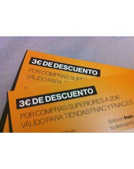 Sorteo 2 cupones de descuento para FNAC.ES