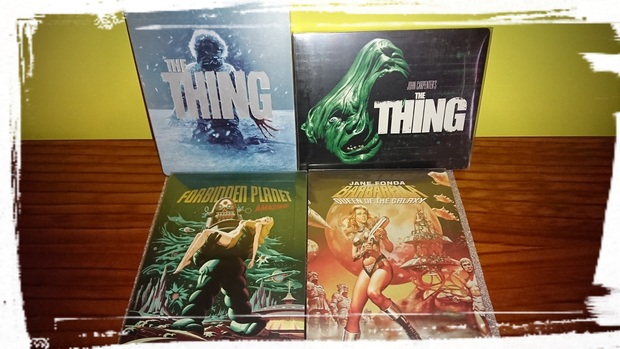 Forbidden Planet & The Thing & Barbarella [culto sci-fi steelbook]