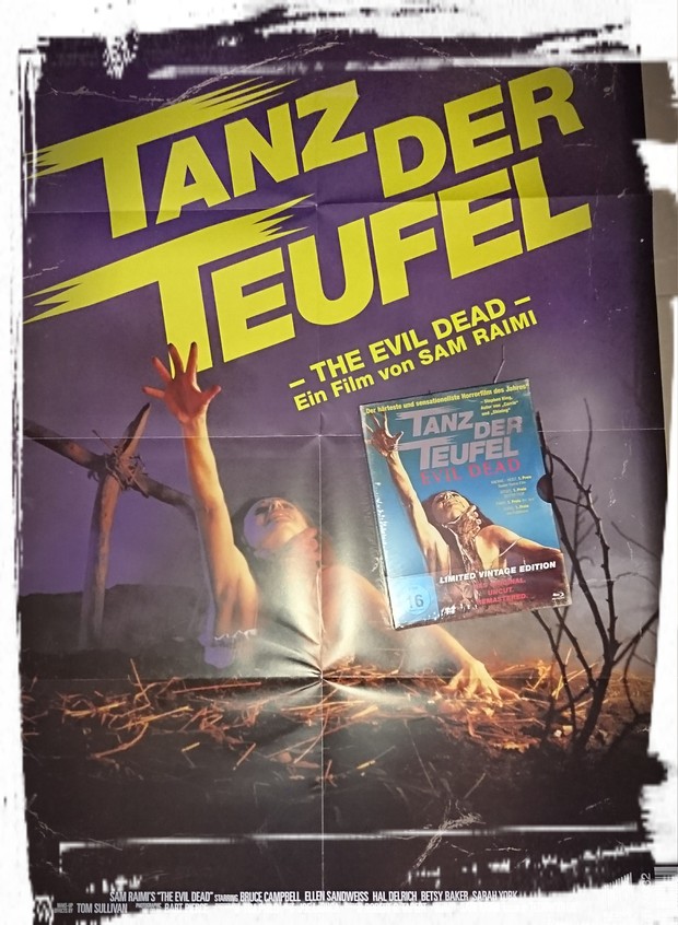 EVIL DEAD TANZ DER TEUFEL BLU-RAY DIGIPACK LIMITED VINTAGE EDITION 4 DISCS