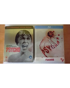 Mis steelbook de PSICOSIS con el nuevo diseño!